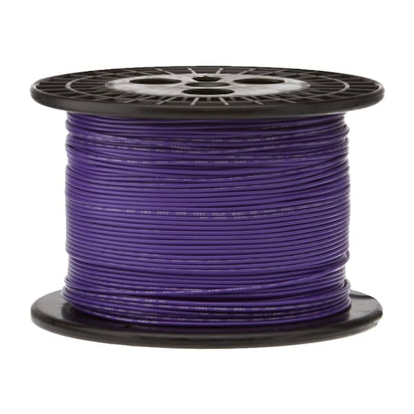 12 AWG Gauge SXL Automotive Stranded Hook Up Wire, 500 ft Length, Violet, 0.161" Diameter, 60 Volts